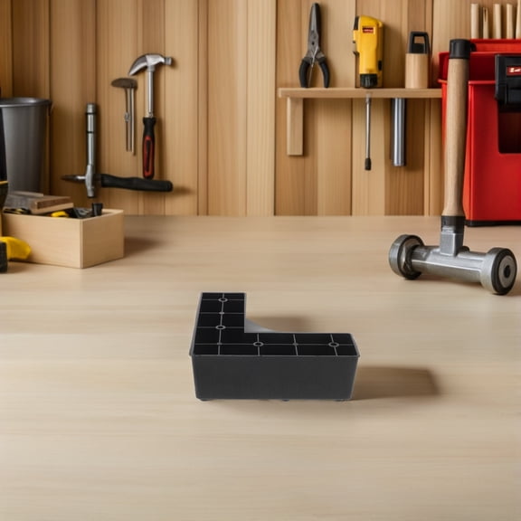 HONMEET L-Shaped Plastic Furniture Legs Replacement, and Stable Support for Sofas, Beds, Chairs, and Home Furniture