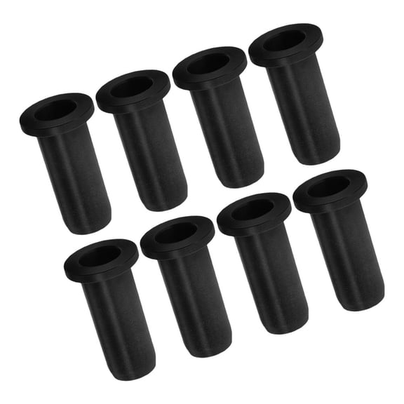 HONMEET 8Pcs Oarlock Socket Inserts Black Plastic Boat Hardware Tool For Kayak Accessories