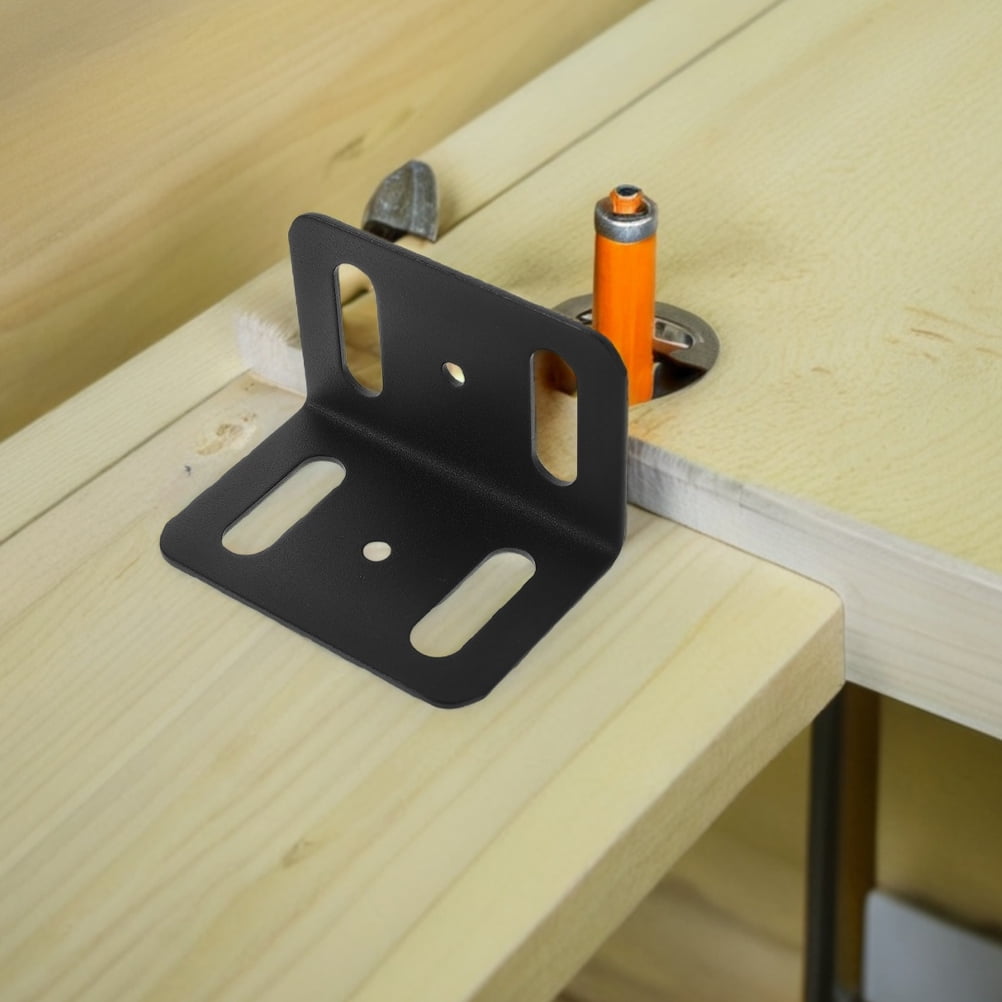 HONMEET Heavy Duty L Brackets for Floating Wall Shelves, Versatile Metal Shelf Support Hardware