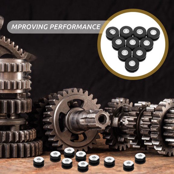 HONMEET 8Pcs Shock Absorption Ring Set Easy to Install for Various Motorcycle Models