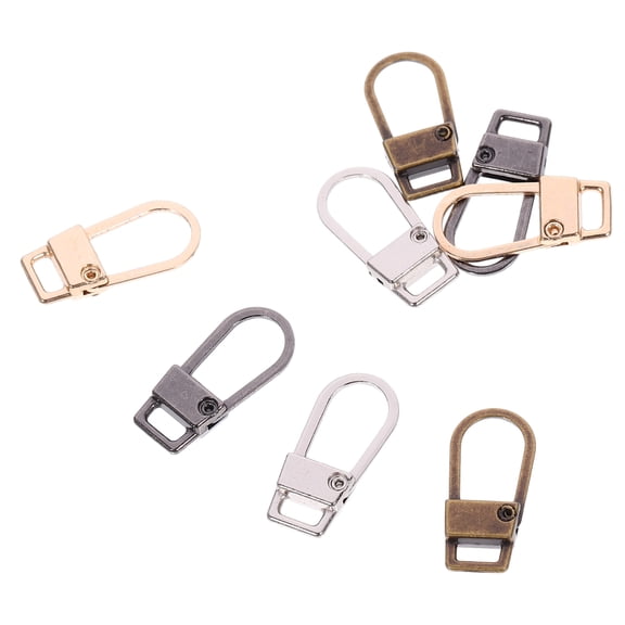 HONMEET 8Pcs Zipper Pull Tabs for Bags Clothing and Luggage Strong Durable Material
