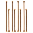 thumbnail image 1 of HONMEET 8Pcs Natural Wood Tapestry Rods Elegant Design for Wall Hanging Decor, 1 of 8
