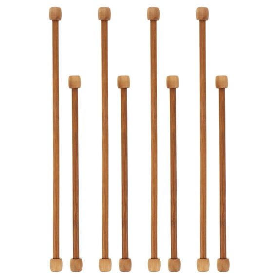 HONMEET 8Pcs Natural Wood Tapestry Rods Elegant Design for Wall Hanging Decor