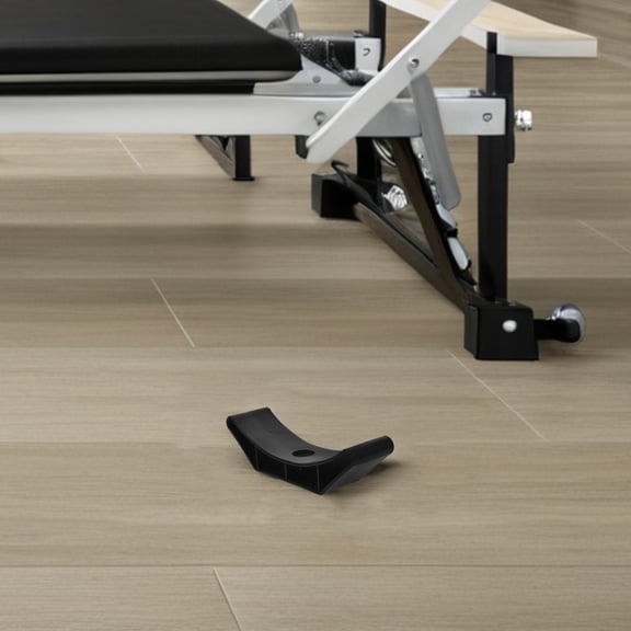 HONMEET 8pcs Dumbbell Bracket Set for Gym Use, Black PP Material, High Load Capacity, and Easy to Clean