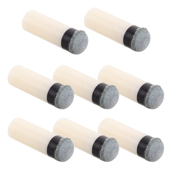 HONMEET 8pcs Pool Cue Tips Plastic Replacement for Leisure and Competition