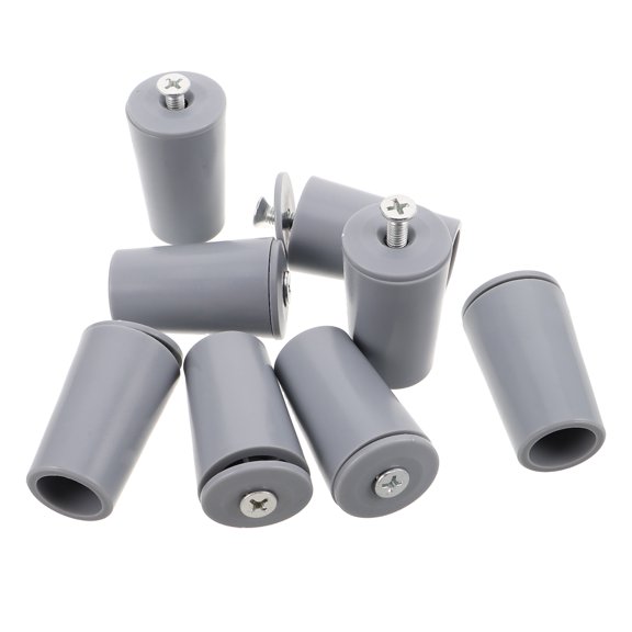 HONMEET 8pcs Roller Shutter Stopper End Plugs with Screws, Abs Window Shade
