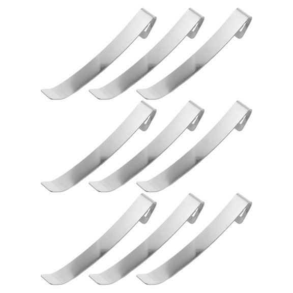 HONMEET 9Pcs Stainless Steel Retainer Spring Clips for Water Cup Holder Dispenser