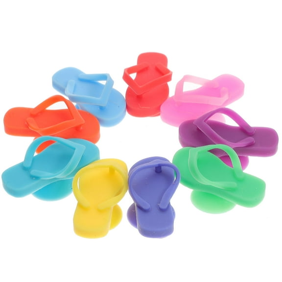 HONMEET 9pcs Assorted Color Wine Glass Identifiers Silicone For Glass Identification At Bar