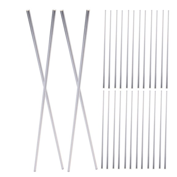 HONMEET 30 Clear Acrylic Rods for Crafts, Model Building, Figurine Support, Projects, and Home Decoration Supplies