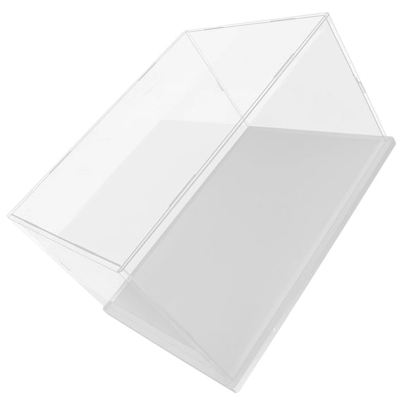 HONMEET Clear Acrylic Display Box for Collectibles, Figurines, Handicrafts, Protective Case with Removable Lid