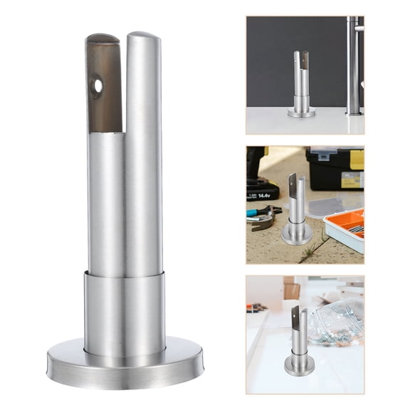 HONMEET Adjustable Stainless Steel Toilet Partition Bracket for Public Restroom Hardware with High Load Capacity