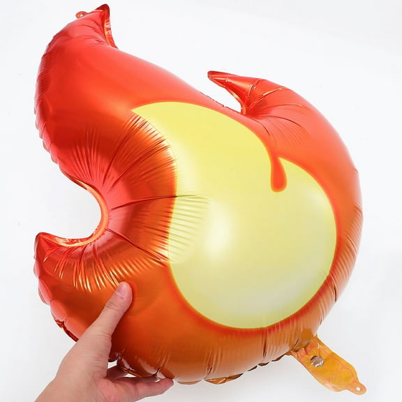 HONMEET Flame Shaped Balloons Multi 3Pcs 27.6X20.5X0.04In Aluminium Film Party Decoration