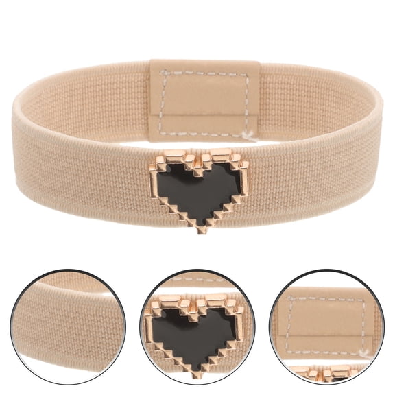 HONMEET Detachable Shoe Strap for Girls Shoes Beige 1 Pair 3.5x0.6x0.1in