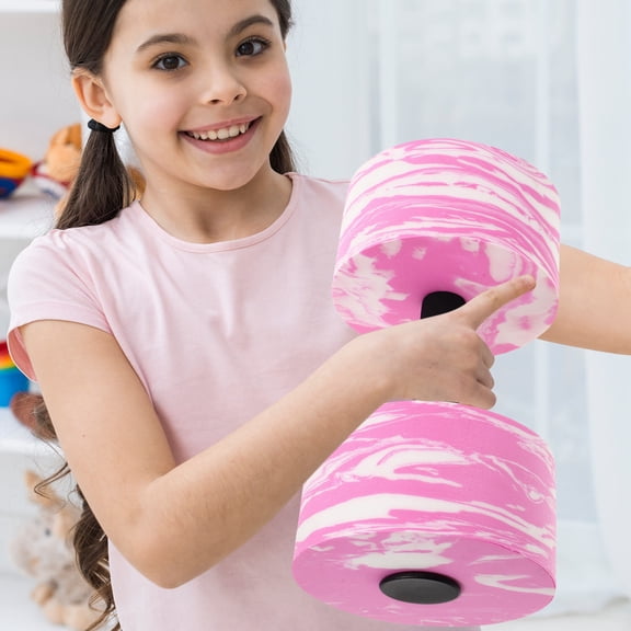 HONMEET Aquatic Fitness Weights for Pool Exercise Pink EVA 1Pack