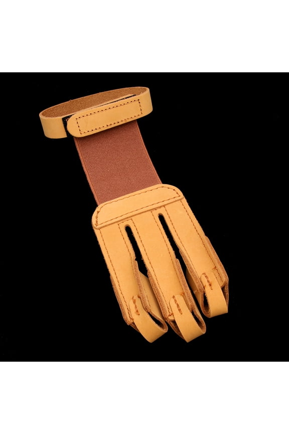 Archery Gloves for Hunting with Reinforced Tips and Adjustable Wrist Strap
