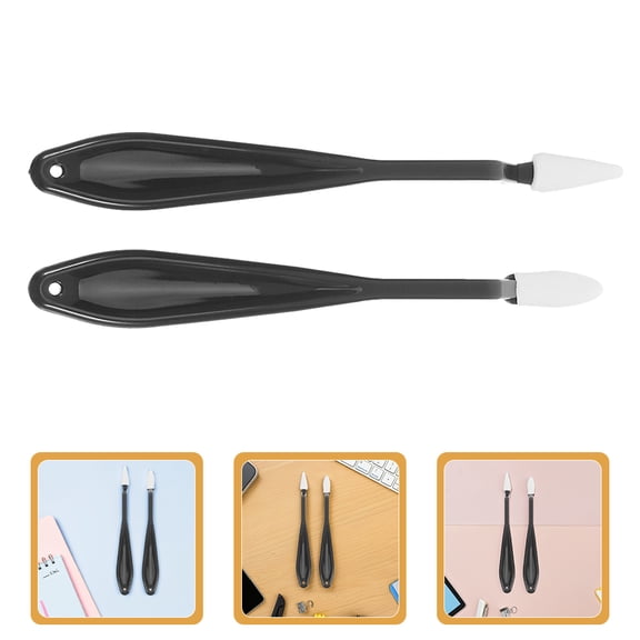 HONMEET Art Blender Pencils for Artists, 8pcs Assorted Color Brush Pens with Texture Enhancement for Drawing and Blending