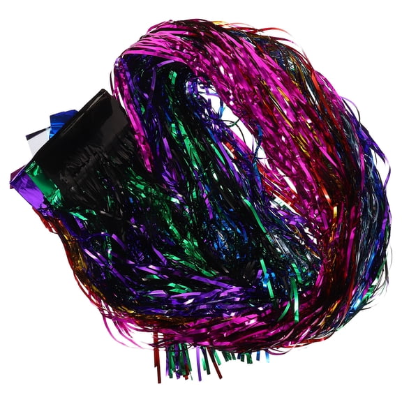 HONMEET Assorted Color Tinsel Garland for Tree Decorations Sparkly Foil Strips Lightweight DIY Party Decor 18cm x 1m