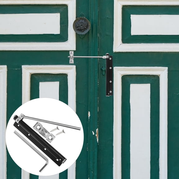 HONMEET Stainless Steel Door Closer Black Automatic Silent for Easy Installation