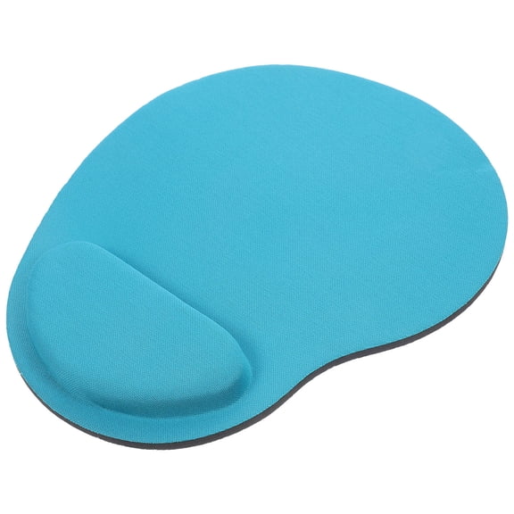 HONMEET Blue Sponge Mouse Pad with Skid Proof Base for Office Computer