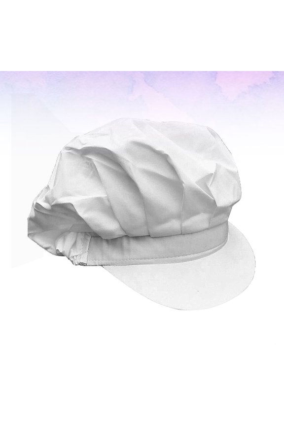 Baking Hat Kitchen Chef Hat Breathable Simple Design Cotton 1Pcs Worker