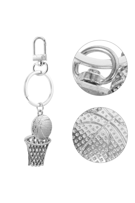 Zinc Alloy Basketball Keychain, Sports Fan Key for Basketball Players, and Stylish, 1 Pack