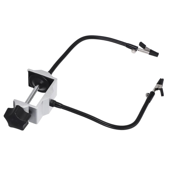 HONMEET Bench Vise Mount Soldering Station Base with Flexible Arms for Precise Pcb Work