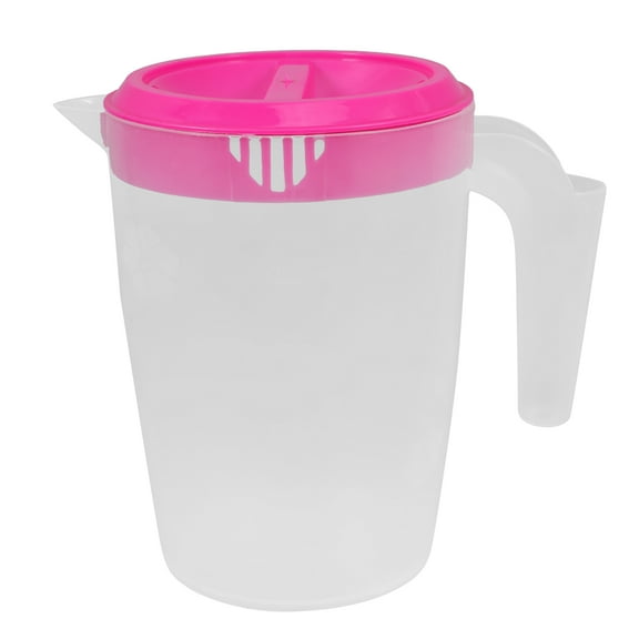 HONMEET Red Plastic Water Pitcher Lid - Large Drink Dispenser for Home, Office, Parties, Outdoor Events and Everyday Use