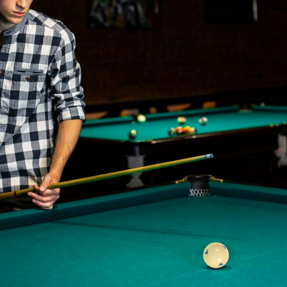 HONMEET Resin Snooker Ball Beige Durable for Billiards Skill Enhancement