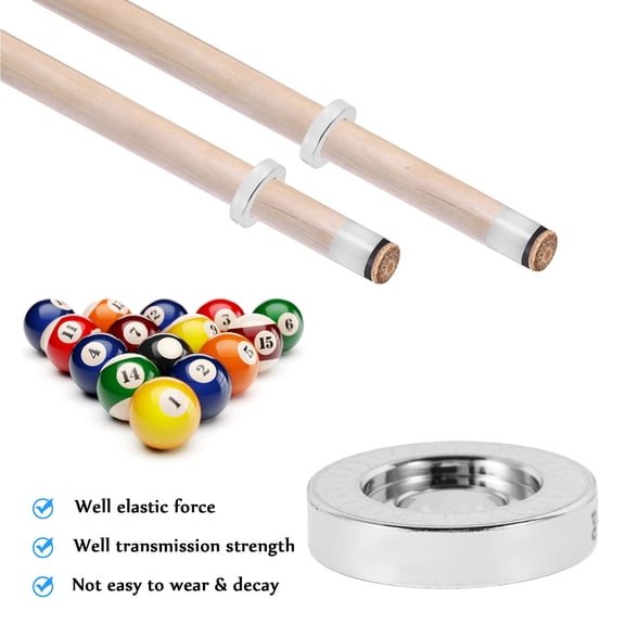 HONMEET Billiard Pool Cue Weight Ring 10G Stainless Steel for Accurate Balance and Reliable Performance