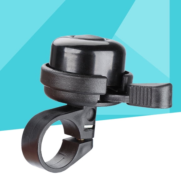 HONMEET Brass Dome Bike Bell Black Plastic Base Loud for Road and Mountain Bikes