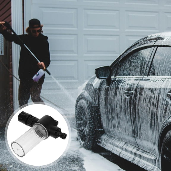 HONMEET Black Car Wash Blaster Foam Sprayer Tool Sturdy Lightweight for Effective Car Cleaning