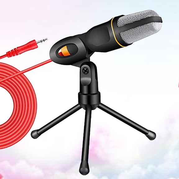 HONMEET Computer Microphone Stand Black Holder for Podcasting and Home Recording