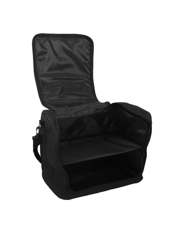 Black Portable Hat Carrier for Travel Large Capacity Baseball Hat Storage