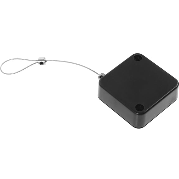 HONMEET Black Retractable Anti Theft Cable Box with Steel Wire for Mobile Phone Shop Use