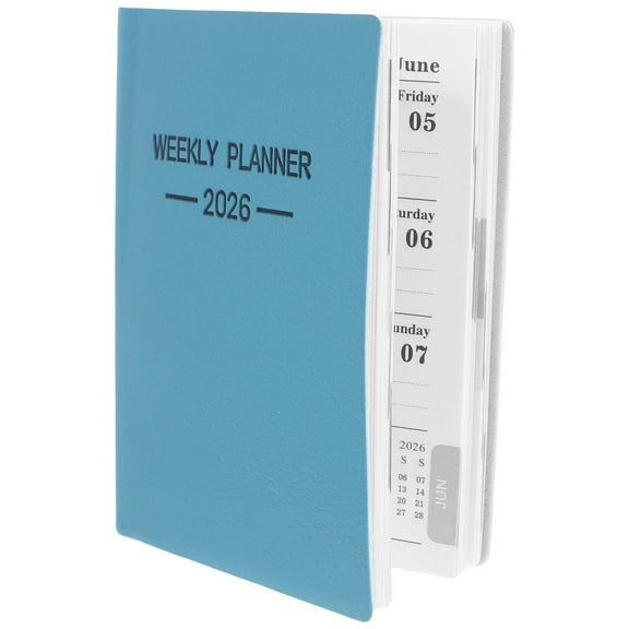 HONMEET 2026 Weekly Pocket Calendar Hardcover Small Planner for Work Personal Travel Organizing