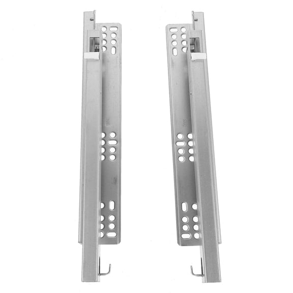 HONMEET Bottom Mount Drawer Slides Smooth Sliding Hidden Design for Home Office 2Pcs