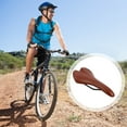 thumbnail image 1 of HONMEET Brown Bike Seat Cover with PU for Comfortable Riding and Durable Support, 1 of 7