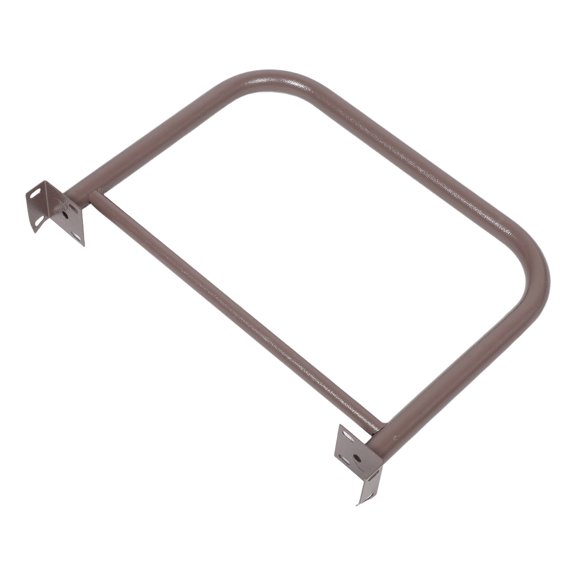 HONMEET Brown Ergonomic Cart Handle Replacement for Janitorial Trolleys with Easy Mounting and Sturdy Design