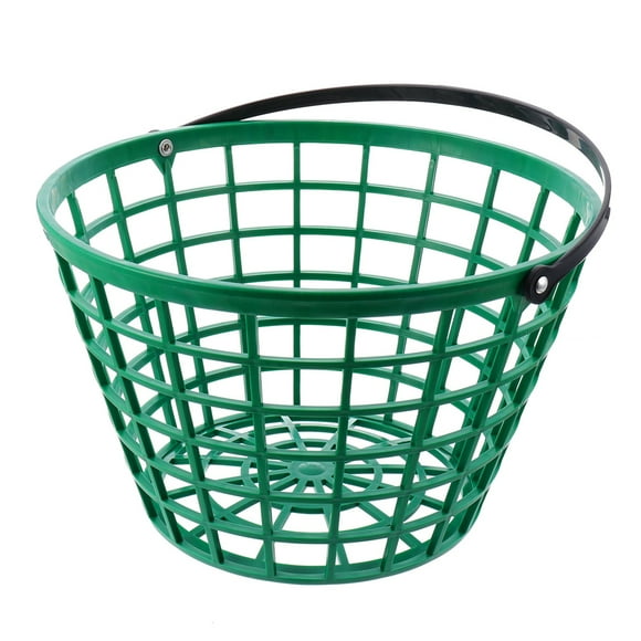 HONMEET Bucket 1Pack 11.6x11.6x9.9in Green Plastic for Driving Range