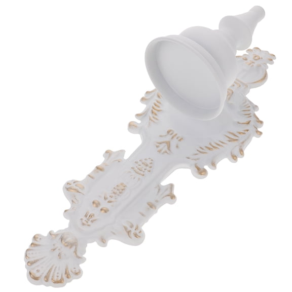 HONMEET Elegant Wall Holders Wrought Iron Candlestick Holder White 1Pack