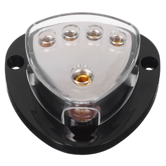 HONMEET Ground Splitter Block Zinc Alloy and Plastic Multi for Car Audio Installation 1Set