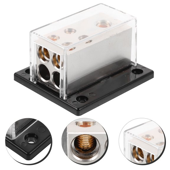 HONMEET Car Audio Splitter Distribution Block with Ground Distributor for Multiple Connections