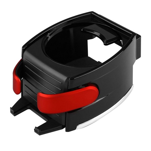 HONMEET Car Phone Holder and Bottle Mount for Car Use Black Stretchable Base with Firm Grip and Dual Spring
