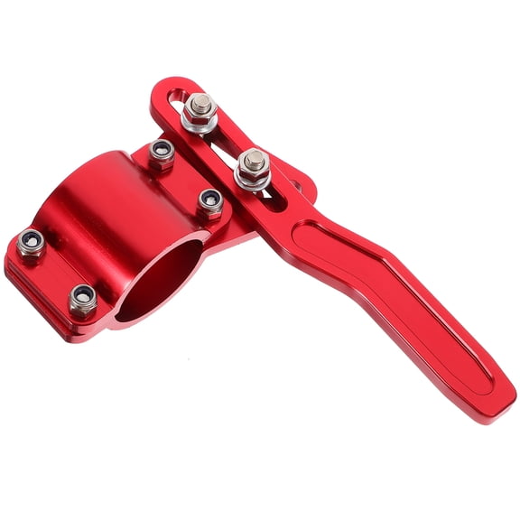 HONMEET Car Steering Wheel Signal Lever Extension Red Metal Adjustable for Safe Driving