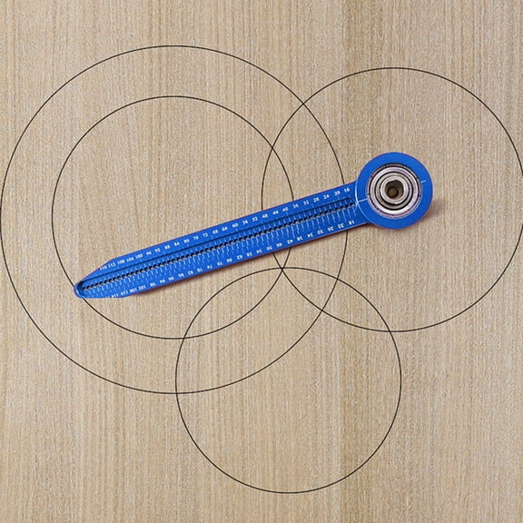 HONMEET Carpenter Compass for Circles Simple Design Aluminum Alloy 1Set