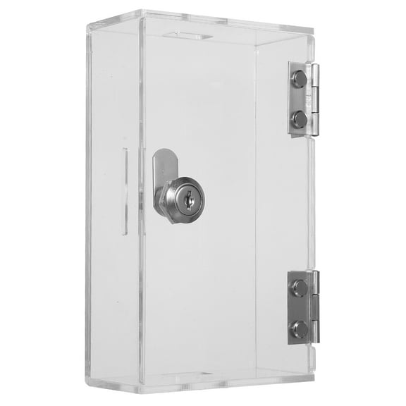 HONMEET Cellphone Lock Box Transparent Acrylic 1Pcs for School Use