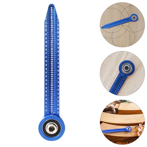 HONMEET Center Gauge Woodworking Compass with Aluminum Alloy Body, High Precision Measurement Tool, , 1 Piece