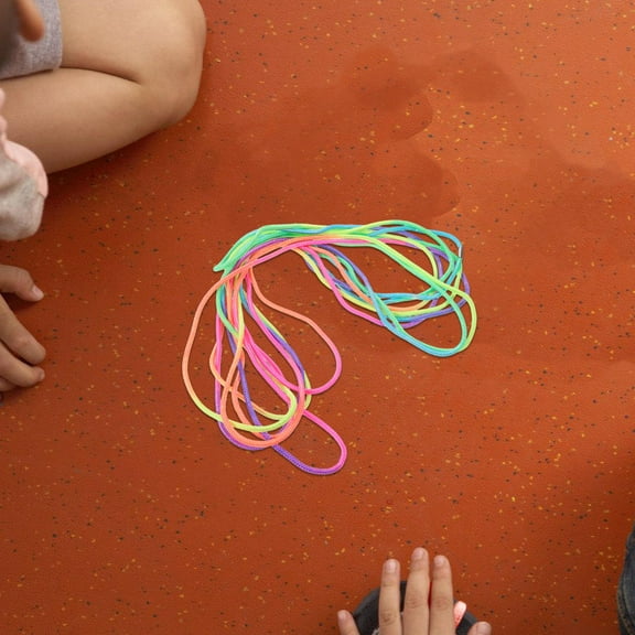 HONMEET Soft Rubber Chinese Jump Rope for Kids - Safe Design for Outdoor Play, Exercise, and Fun Activities