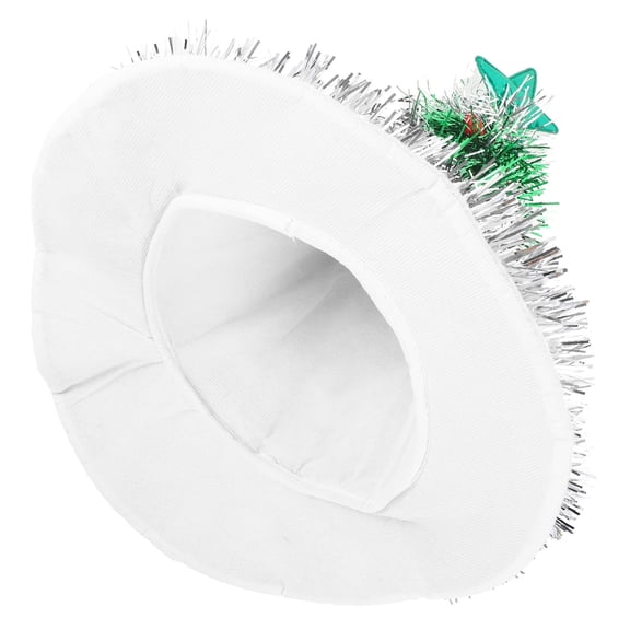 HONMEET Green Christmas Tree Hat with Sturdy Nonwoven Fabric for Festive Decor