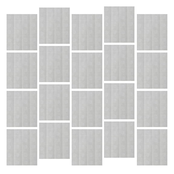 HONMEET 25Sheets Transparent Double Side Sticky Tape for Paper Wood Glass Metal